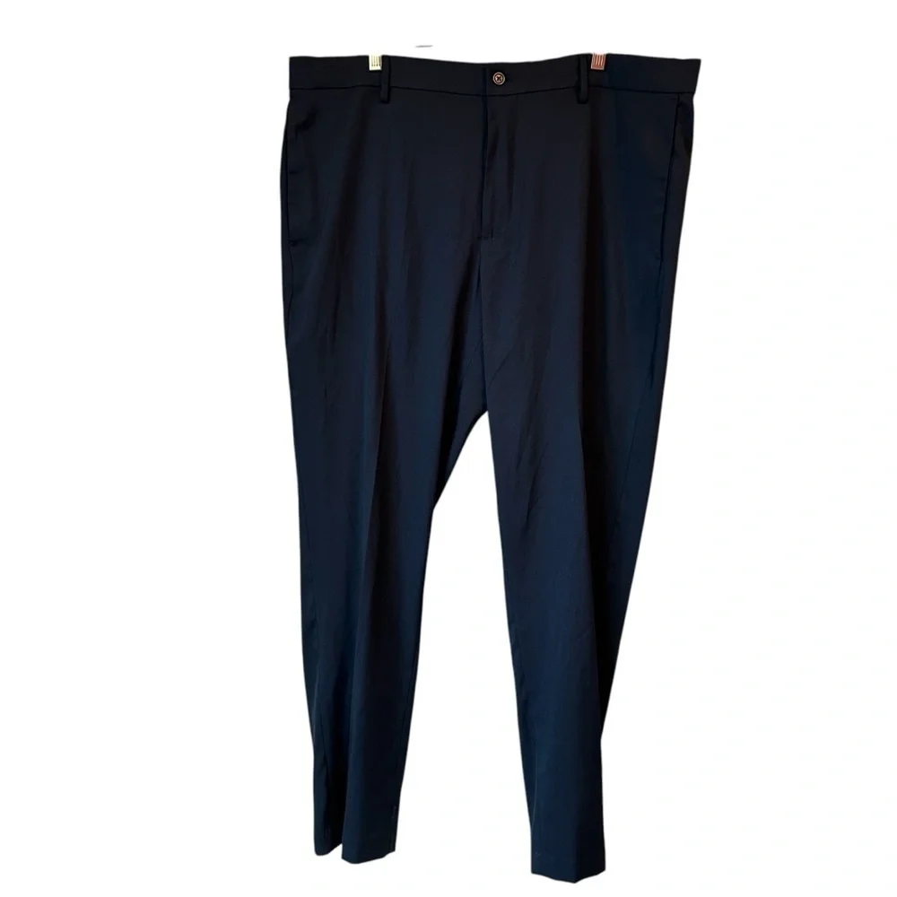 Tahari Men's Navy Classic Dress Pants, 38 x 32